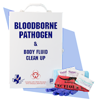 Body Fluid Clean Up - 75V 3 Shelf Cabinet - FK425000