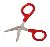 Red Handle Bandage Scissors 4" - R237010 Red Handle Bandage Scissors 4" - R237010